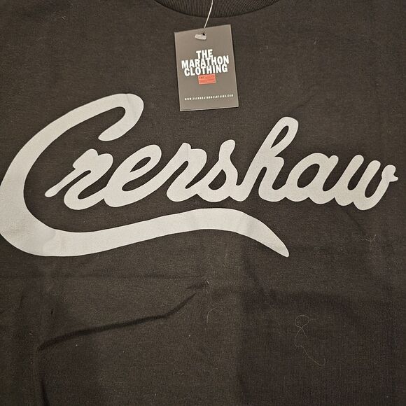 TMC Crenshaw Marathon Company Nipsey Hussle Black Graphic T-Shirt - Small NWT - Picture 2 of 6